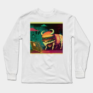 Burger cow Long Sleeve T-Shirt